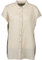 Chelsea Rose Damen Leinen Bluse ärmellos Sand Gr. 38