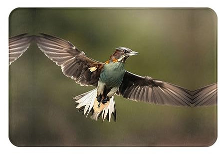 PULaif Fußmatte mit Jagdmotiv, 40,6 x 61 cm, für den Eingangsbereich, leicht zu reinigen, schmutzabweisend, langlebig