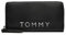 Tommy Jeans TJW City Bold Large ZA AW0AW16485, Portefeuille à Fermeture éclair Femme, Noir (Black), OS