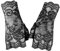 Guantes Cortos de Encaje Sin Dedos para Novia - Elegantes Guantes de Verano para Bodas, Cenas y Fiestas - Protección Solar para Mujer