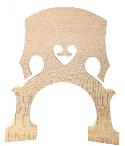 Hochwertige Kontrabass-Brücke, Standard-Ahorn, Französisches Modell, Kontrabass-Brücke, 4/4 3/4 1/2 Größe, Kontrabass-Zubehör (Color : 3/4)