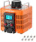 VEVOR Transformateur de tension variable auto 2000 VA, 6,6 A, entrée 230 V, sortie 0-300 V, régulateur de tension AC LCD, 4 fusibles, interrupteur de commande thermique pour maison, bureau industriel