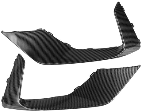 DZSQPMFG Kühlergrill Für Ford Für Focus MK4 ST ST-Linie/X 2019 2020 2021 MK4 Carbon Look Auto Front Nebel Licht Lampe Abdeckung Molding Trim Grilles