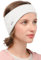 GOT Sports Ohrenwärmer Stirnband für Damen – Fleece-Stirnband für kaltes Wetter – Skifahren, Laufen, Radfahren, Ohrenschützer für den Winter (weiß)