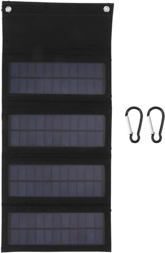 LEIPING Chargeur Solaire Portable 20W Panneau Solaire Pliable avec 5V USB pour Smartphone, Tablette, Ordinateur Portable, Appareil Photo Chargeur de Cellules Solaires pour l'extérieur (20W)
