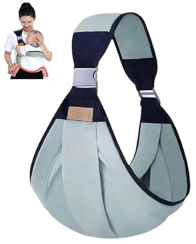 TOZBLEU Porte-Bébé Enveloppant Respirant Écharpe de Portage Réglable - Pour Bébé Jusqu'à 20 kg