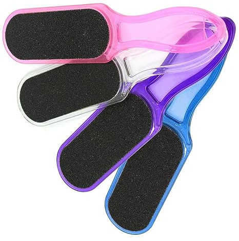 HAPINARY 4 Stück Füße raspeln Fußpflege Werkzeug Set Fersenfeile Schrubber für die Füße Fußschrubber Pediküre-Set Werkzeuge für die Fußpediküre doppelseitige Fußfeile Werkzeug zur Fußraspel