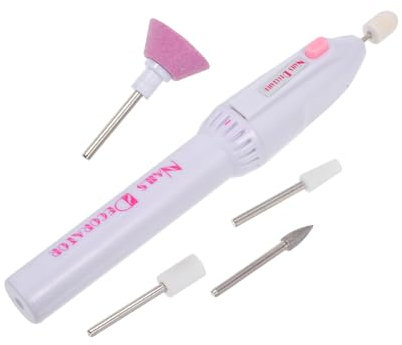PACKOVE 1 Ensemble Broyeur Électrique Nail Outil Machine à Manucure Machine à Ongles Perceuse à Ongles Électrique Ponceuse à Ongles Électrique Matériel D'onglerie Blanche