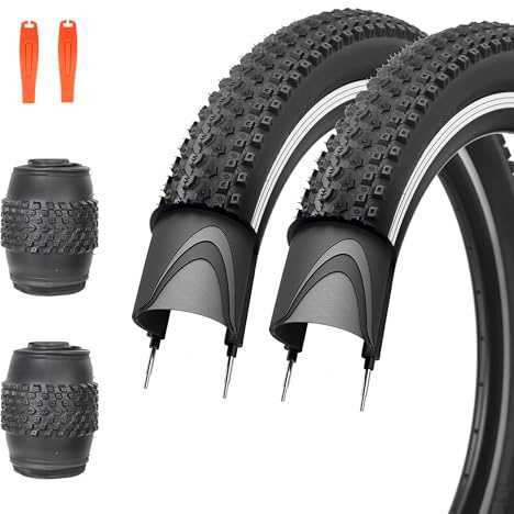ZUKKA Juego de 2 neumáticos de bicicleta 30TPI de 29 x 2,125 pulgadas, 57-622, plegables, para bicicleta de montaña, de ciudad, de carreras, MTB, híbrido, color negro