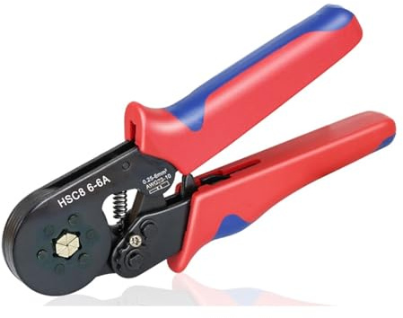 Outil De Sertissage De Virole HSC8 6-4/6-6 Pince À Sertir Électrique For Bornes De Tube À Sertir D'extrémité De Fil Réparation De Circuit Électrique(HSC8 6-6A)