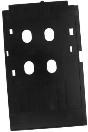 Milisten Bandeja de Tarjeta PVC Negro 86x54 para Impresora R330 L805 | Soporte Profesional de Impresión, Reutilizable y Resistente, Oficina y Escuela, Ajuste para Tarjetas de Identificación