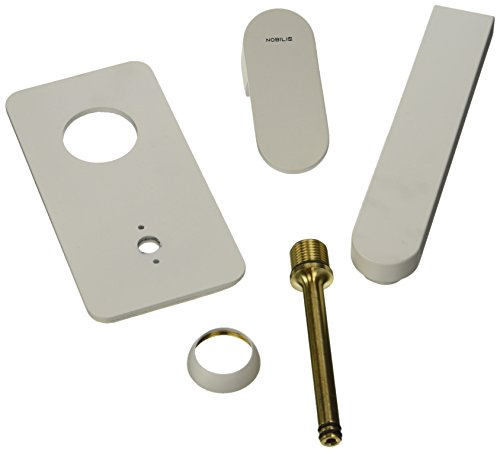 Nobili Rubinetterie UP94198/1WM Miscelatore Parete Lavabo Bocca Lunga, Bianco Opaco