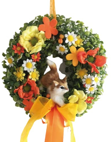 Wandkranz Katze, orange