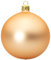 Sikora Essentials Klassische Christbaumkugeln aus Glas - matt - 6 Farben 3 Größen Premium Qualität, Farbe:Gold matt 4er Set, Höhe in cm:10 cm