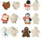 Ready to Paint Ceramic Christmas Ornaments (12 Pack) Crafts for Adults & Kids, DIY Design Your Own Ornaments to Paint by 4E's Novelty