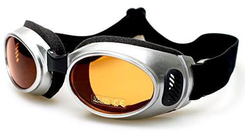 PROANTI Motorradbrille Sportbrille Chopper Motorrad Flieger Ski Fahrrad Brille Modell HEEZY