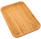 Point-Virgule Plateau de Service en Bambou decoratif, Plateau Repas, Moyen, 28x19x1.9cm