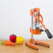 Exprimidor de cítricos de grado profesional Prensa manual Juicer de fruta Exprimidor de jugo de naranja para limón Limón, Granada de hierro fundido de acero inoxidable, naranja
