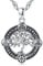 Friggem ViKing Necklace 925 Sterling Sliver Viking Tree of Life Pendant Necklace Viking Jewellery for Men Women With Stainless Steel Chain 55 cm (B)