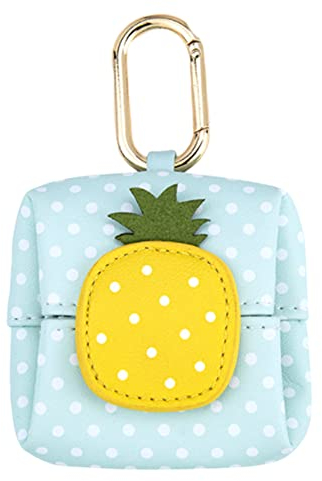Tomcrazy Cartoon-Mini-Tasche für Apple Airpods 4, 3, 2, 1 Pro, Headset-Abdeckung für Sony LinkBuds S WF-L900 WF-1000XM4 Ambie AM-TW01 Galaxy Buds Earbuds Box Zugangskarte Airtag Schlüsselanhänger