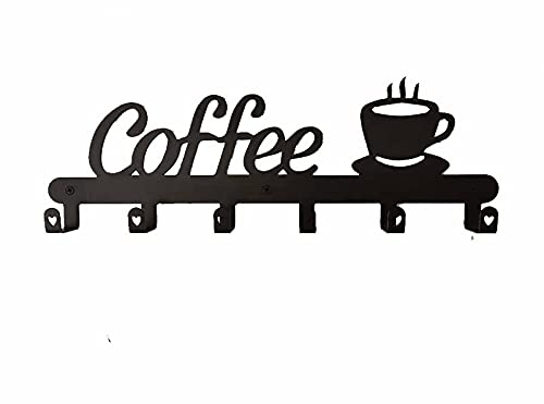 NIZEAMI Support Mural pour Tasse à Café, Signe de Bar, Porte-Tasses avec Crochet