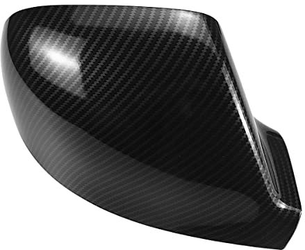 Spiegelkappen Für VW Transporter T5 T5.1 2010-2015 T6 2016 2017 2018 2019 Auto Rückansicht Rückspiegel Ersatz Abdeckkappe Autospiegelgehäuse (Farbe : Kohlefaser-Optik)
