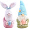 NCQiFei Ostern Deko Wichtel Handgemachte, Plüsch Osterhasen Zwerg, Frühlingdeko Handgemachte Osterpuppe Geschenke Osternschmuck, Hase Deko Tischdekoration, Decorations Innen Draußen (Mehrfarbig-2pcs)