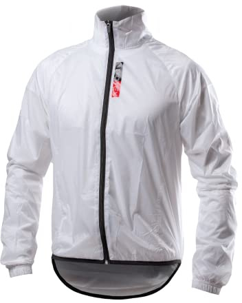 BIOTEX Mantellina X-Light Unisex Antivento e Traspirante, Giacca Traspirante e Ripiegabile per Ciclismo e Running