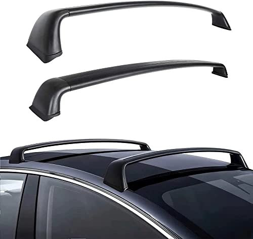 2 Stück Aluminium Dachträger Relingträger Dachgepäckträger für Tesla Model 3 2017-2022, Fahrradträger Dachboxen Dachgepäckablage