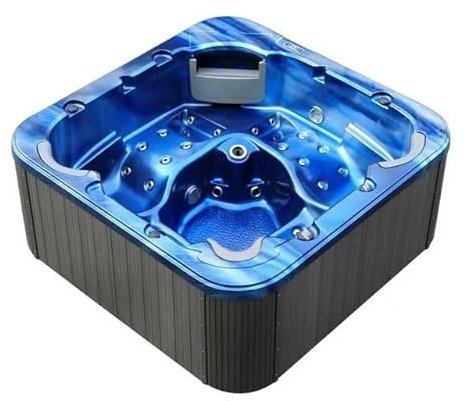Bagno Italia Minipiscina Idromassaggio 215x215 cm 52 getti aria e acqua vasca da esterno per 5 persone
