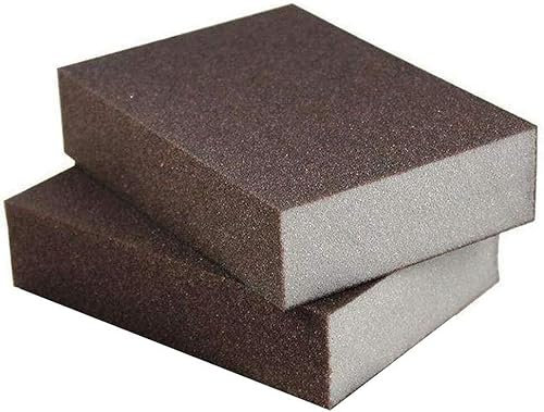 Cepillo mágico de esponja de carborundo, 2 piezas, esponja de limpieza de óxido de cocina, cepillo de esponja para limpiar ollas, normal