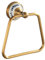 Handtuchhalter, trapezförmig, antikes Bronze, Messing, Badezimmerzubehör, Porzellan-Design