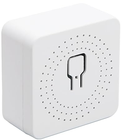 WOOXGEHM Mini Interruttore Smart WiFi, AC 100 240V 50/60HZ Interruttore Luce Wireless Mini Relè Intelligente, Controllo App, Interruttore On/off Scatola Nascosta per Fai da Te la Tua Casa