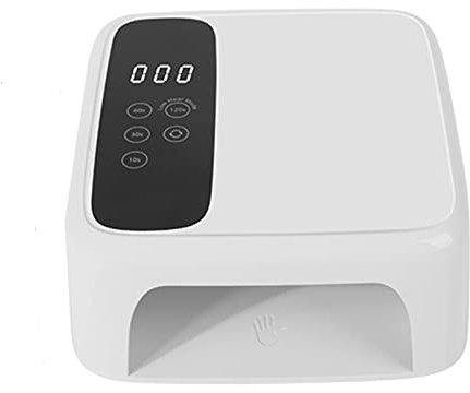 72W Portatile Lampada per Unghie Asciuga Smalto Fornetto Unghie Lampada Unghie LED UV Professionale con 4 Timer, LCD Display per Manicure/Pedicure Permanente Smalto Semipermanente (Color : B)