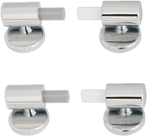 YUETTYY Bisagras de cierre suave para inodoro, bisagras de asiento de inodoro, bisagras de cierre suave tradicionales y contemporáneas, bisagras de asiento de inodoro, fijaciones de asiento de inodoro