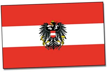 BESPORTBLE Bandiera Austria Grande Stendardo Nazionale Austriaco Con Occhielli in Metallo Colori Resistenti Alle Intemperie Stampa