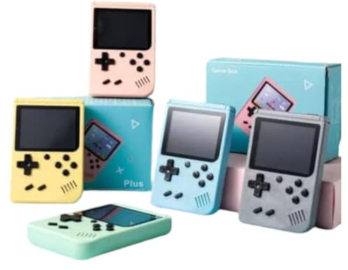 SGM 800 in 1 SUP Handheld Game, Retro Game Console, TV Compatible Video Game Console Toy 1020mAh Rechargeable Battery - Indoor Game, Rechargeable 8 Bit Classic for Kids 7-12 (Pink)
