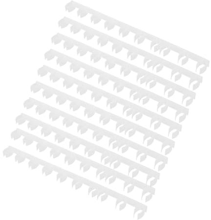 KITANDOVE 10St Nest-Rahmenkartenstreifen imkereibedarf imkerbedarf Honigkamm Trenner Bienenstockrahmenanpassungsfähigkeit Wabenabstandshalter Imkerei Werkzeuge Imker Werkzeug Plastik Weiß