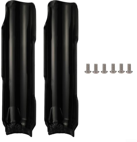 Hasaller Front Forks Covers Motorcycle Front Shock Covers Fronts Fork Cover Shock Protection Guard Fork Gaiters Shock Damping Dust Cover with Screws for Surron X/S Dirt Bike Electric Bicycle