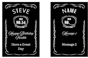 Edible print Whisky Label Jack Cake topper decoration icing paper up to 7 -uncut (4)