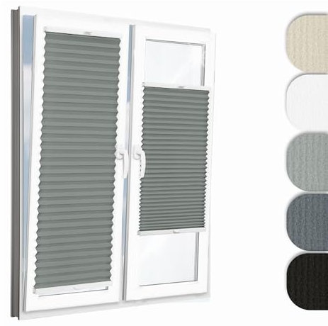 Premium British Made to Measure Blackout No Drill Blinds for Windows & Doors – Honeycomb Celluar Stick Fit Blinds | Easy Fit Adhesive – Thermal, Cordless, UK Made & Child Safe