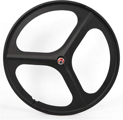Fahrrad Fahrrad Laufrad, 700c Räder Mit Fester Schaltung, 26 MTB Fahrrad Mag Laufradsatz 3 Speichen Felge Single Speed Vorne Hinten Fixie Fahrrad Laufräder Laufrad Draht, Rear Wheel Black