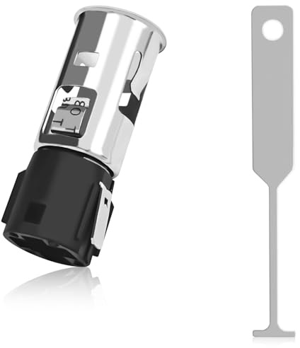 QQWD Cigarette Lighter Socket Tool OEM#56457 25776667 J42059, 12V Cigarettes Lighter Socket with Removal Tool, Power Outlet Adapter, Compatible with Chevrolet GMC Cadillac