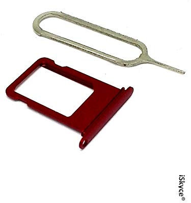 tiroir sim pour Apple iPhone 7 Rouge Clé éjecteur