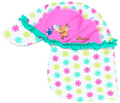 Playshoes Badekappe Kopfbedeckung Unisex Kinder,Die Maus Blumen,51
