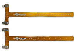 Avalon MHN-A-QT133OR Checker Sehnenmaßstab Orange