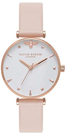 Olivia Burton Queen Bee Women's Watch Nude Rose Gold One Size