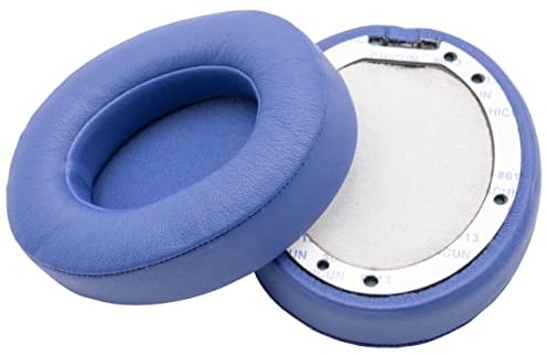 vhbw cuscinetti auricolari di ricambio compatibile con Beats by Dr. Dre Studio 2,0, 3.0 cuffie, headset - blu
