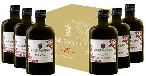 Marqués de Griñón Aceite De Oliva Virgen Extra Picual Pack de 6 botellas x 500 ml