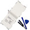 WXKJSHOP Batteria di ricambio compatibile con Samsung Galaxy TAB 4 10.1 SM-T530 T530 SM-T531 T531 SM-T535 T535 SM-T537 T537 SM-T530NU T530NU EB-BT530FBE EB-BT530FBC EB-BT530FBC EB-BT530FBC